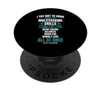 POTS Warrior Postural Orthostatic Tachycardia Syndrome PopSockets Adhesive PopGrip