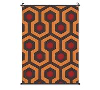 POTSCBVW 20"x28" Classic Canvas Wall Art with Hanging Kit, Shining Overlook Hanging Poster Waterproof & Fade-Resistant Scroll Canvas Painting for Home, Office Decor