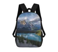 POTSCBVW Banff National Park Backpack for Men Women, Heavy Duty Backpack Large Capacity, Durable Lightweight Travel Daypack
