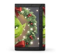 POTSCBVW Classic Christmas Genie Wallet Compact Trifold Wallet with Keychain Lightweight & Durable Purse for Outdoor, style, One size, Classic