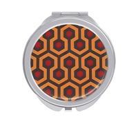 POTSCBVW Compact Mirror for Purse, Shining Overlook Makeup Mirror Ultra Slim Double-Sided 1X/2X Magnifying, Small Pocket Mirrors Foldable Vanity Mirrors for Travel, On-The-Go Touch-Ups