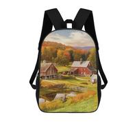 POTSCBVW Country Farm Backpack for Men Women, Heavy Duty Backpack Large Capacity, Durable Lightweight Travel Daypack