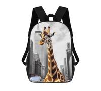 POTSCBVW Giraffe in New York Backpack for Men Women, Heavy Duty Backpack Large Capacity, Durable Lightweight Travel Daypack