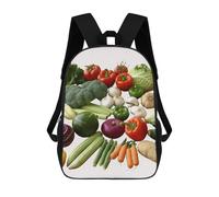 POTSCBVW Introduction of Various Vegetables Backpack for Men Women, Heavy Duty Backpack Large Capacity, Durable Lightweight Travel Daypack
