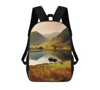 POTSCBVW Lake District National Park Backpack for Men Women, Heavy Duty Backpack Large Capacity, Durable Lightweight Travel Daypack