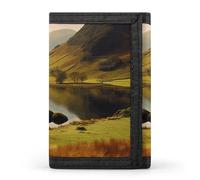POTSCBVW Lake District National Park Wallet Compact Trifold Wallet with Keychain Lightweight & Durable Purse for Outdoor, style, One size, Classic