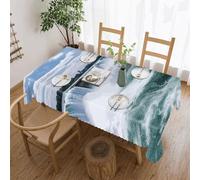 POTSCBVW Niagara Falls Rectangular Tablecloth 60"x120", Waterproof Stain-Resistant Polyester Table Cover for Dining Table, Rectangle Table Cloth for Kitchen, Party, Outdoor, Wedding