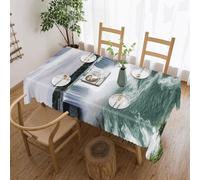 POTSCBVW Niagara Falls Rectangular Tablecloth 60"x120", Waterproof Stain-Resistant Polyester Table Cover for Dining Table, Rectangle Table Cloth for Kitchen, Party, Outdoor, Wedding