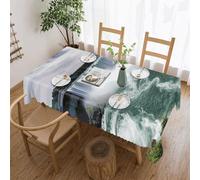 POTSCBVW Niagara Falls Rectangular Tablecloth 60"x86", Waterproof Stain-Resistant Polyester Table Cover for Dining Table, Rectangle Table Cloth for Kitchen, Party, Outdoor, Wedding