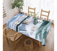 POTSCBVW Niagara Falls Rectangular Tablecloth 60"x86", Waterproof Stain-Resistant Polyester Table Cover for Dining Table, Rectangle Table Cloth for Kitchen, Party, Outdoor, Wedding