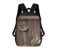 POTSCBVW Rustic Horseshoe Barn Backpack for Men Women, Heavy Duty Backpack Large Capacity, Durable Lightweight Travel Daypack