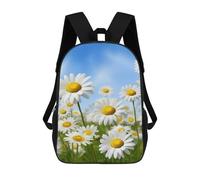 POTSCBVW Spring Daisy Flowers Backpack for Men Women, Heavy Duty Backpack Large Capacity, Durable Lightweight Travel Daypack