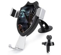 POTSCBVW Zombie Hand Dark Halloween Car Phone Holder, Universal Air Vent Phone Mount for Car, Automobile Dashboard Phone Holder for 4-6" Phones