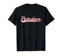 Potsdam New York Germany Vintage Varsity Throwback Style T-Shirt