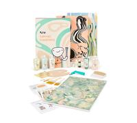 Pott’d Canvas Creations Abstract Art Painting Kit for Adults Beginners - Autumn Palette. Learn to Paint, Paint Pouring, Canvas for Painting, Painting Set for Adults, Acrylic Paints