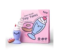 Pott’d Foam Dough Collectibles Air Dry Clay Kit for Adults, DIY Crafts Includes Clay Tools, Colourful Foam Clay, Guides for Mini Food Characters, Plant Projects and Date Night Creations