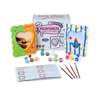 Pott’d Heartfelt Paint-a-Frame Pottery Painting Kit for Adults, Personalised Photo Frame DIY Craft Set - Includes, Photo Frames, Paints, and Step-by-Step Guide