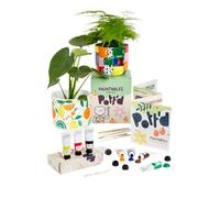 Pott’d Paintables Paint-a-Plant Pot Kit, DIY Pottery Painting Kit for Adults with Plant Pots, Acrylic Paints, Brushes, Pencil and Guide, Craft Kit for Adults, Home Décor