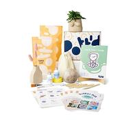 Pott'd at Home Pottery Kit for Adults. Air Dry Clay Kit for Beginners. Craft Kit for Adult Includes: Air-Dry Clay for Adults, Tools, Paints, Brushes, Sealant, How-to-Guides