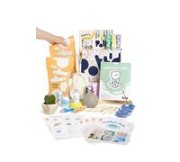 Pott'd at Home Pottery Kit for Adults. Air Dry Clay Kit for Beginners. Craft Kit for Adult Includes: Air-Dry Clay for Adults, Tools, Paints, Brushes, Sealant, How-to-Guides