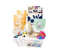 Pott'd at Home Pottery Kit for Adults. Air Dry Clay Kit for Beginners. Craft Kit for Adults Includes: Air-Dry Clay for Adults, Tools, Paints, Brushes, Sealant, How-to-Guides