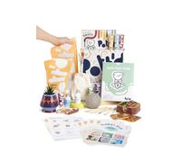 Pott'd at Home Pottery Kit for Adults, Air Dry Clay Kit for Beginners, Valentines Decorations, Craft Kit for Adults with Air-Dry Clay, Tools, Paints, Brushes, Sealant, Guides, Perfect Valentines Gifts