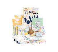 Pott'd Deluxe Edition Air Dry Clay at-Home Pottery Kit for Beginners Including Tools, Paints, Brushes, Varnish Seal, Instruction and Inspo Guide, Paint Pens, Pottery Stamps