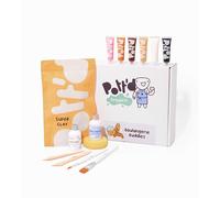 Pott'd Mini Pottery Kits | Air Dry Clay Pottery Kit for Adults | Includes Paints, Brushes, and Potters Tools | Free Online Step-by-Step Tutorial | Perfect for Beginners | Bring The Studio to Your Home