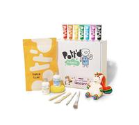 Pott'd Mini Pottery Kits | Air Dry Clay Pottery Kit for Adults | Includes Paints, Brushes, and Potters Tools | Free Online Step-by-Step Tutorial | Perfect for Beginners | Bring The Studio to Your Home