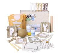 Pott'd Mini Pottery Kits | Air Dry Clay Pottery Kit for Adults | Includes Paints, Brushes, and Potters Tools | FREE online step-by-step tutorial | Perfect for Beginners | Bring The Studio To Your Home