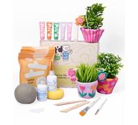 Pott'd Mini Pottery Kits | Air Dry Clay Pottery Kit for Adults | Includes Paints, Brushes, and Potters Tools | FREE online step-by-step tutorial | Perfect for Beginners | Bring The Studio To Your Home