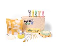 Pott'd Mini Pottery Kits | Air Dry Clay Pottery Kit for Adults | Includes Paints, Brushes, and Potters Tools | FREE online step-by-step tutorial | Perfect for Beginners | Bring The Studio To Your Home