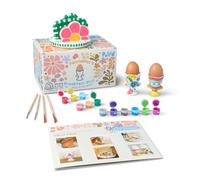 Pott'd Paintables Breakfast Bliss Ceramic Painting Kit - Paint Your Own Egg Cups & Toast Rack - Pottery Painting Kit for Adults Includes Paints, Brushes & Painting Inspiration Guide