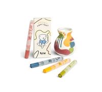 Pott'd Premium Acrylic Pottery Paint Pens for Adults, Perfect for Beginners Pottery Air Dry Clay - Mineral Paints