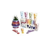 Pott'd Premium Acrylic Pottery Paints for Adults, Paint Set, Pottery Painting Kit for Air-Dry Clay - Retro Paints