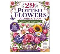 POTTED FLOWERS Coloring Book