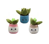 Potted Plant Cuddly Plush 20Cm Toy Assortment One Supplied