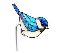 Potted Plant Insert Bird Planter Decoration Stained Glass Garden Decoration Acrylic Crafts Dress Up Decor acrylic decor pot plant Acrylic sun Flower yard patio Decorative flowers sun Bird wind
