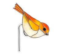 Potted Plant Insert Bird Planter Decoration Stained Glass Garden Decoration Acrylic Crafts Dress Up Decor acrylic decor pot plant Acrylic sun Flower yard patio Decorative flowers sun Bird wind