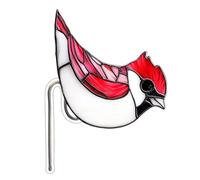 Potted Plant Insert Bird Planter Decoration Stained Glass Garden Decoration Acrylic Crafts Dress Up Decor acrylic decor pot plant Acrylic sun Flower yard patio Decorative flowers sun Bird wind