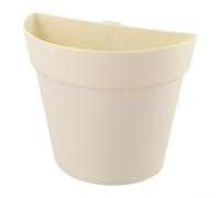 Potted Plants Flowerpot, Plastic Willow Wall Hanging Green Vine Decoration Flower Pot For Home Living Room Bedroom Commercial Space(White)
