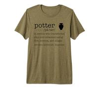 Potter Dictionary Definition Funny Ceramics is Magic Meme Premium T-Shirt