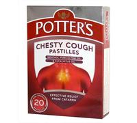 Potter's Chesty Cough Pastilles, Non-Drowsy, Pack of 20 (Packaging May Vary)