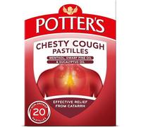Potter's Chesty Cough Pastilles, Non-Drowsy, Pack of 20 (Packaging May Vary)
