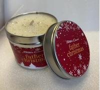 Potters Crouch Christmas Candle in a Tin - Father Christmas
