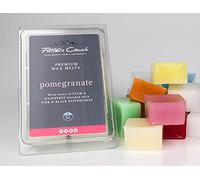 Potters Crouch Pomegranate No.51 Wax Melts - Vegan - Highly Scented Wax Cubes for Candle Electic Wax Warmer, Wax Melt Burners, 6 x 22g