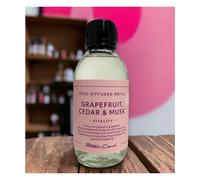 Potters Crouch Wellness Reed Diffuser Refill - Grapefruit, Cedar & Musk (200ml) Alcohol-Free, Cruelty-Free, Easy-Pour Lid, Made in the UK