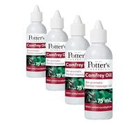 Potter's Herbals Comfrey Oil with Eucalyptus, 75 ml (Pack of 4)