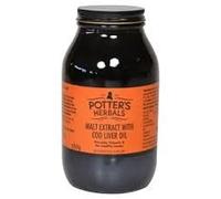Potter's Herbals Malt Extract With Cod Liver Oil Butterscotch Flavour 650g