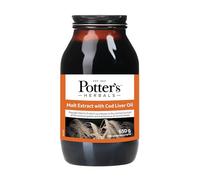 Potter's Herbals Malt Extract With Cod Liver Oil Butterscotch Flavour 650g